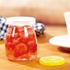 Ravizaa 100ml (6-Pack) Clear Glass Pudding Jars with PE Lids, Glass Containers with Caps for Yogurt, Milk, Jam, Jellies, Honey, Spices Mousse and More view 2