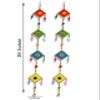 JH Gallery Handmade Woollen Kite Door Wall Hangings (JHG-KHL-V, Multicolour, 39 Inches) - 1 Pair view 2