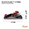 BRAVO 1242 STEEL CARPENTER PLANE 7 INCH WITH MEASURING TOOL TRY SQUARE 6 INCH view 2