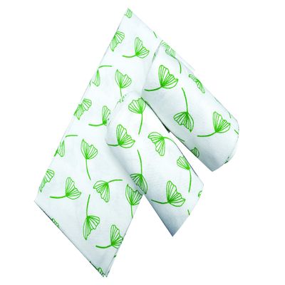 looms & weaves - 3 White Printed Premium Kitchen Towels Ultra Soft, Light Weight and Highly Absorbent (45 cm x 75 cm)