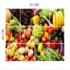 Ruby Dcor Multicolour Fruits Kitchen Wall Sticker Size 61X46cm view 2