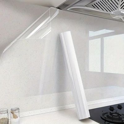 SIA VENDORS Plain Kitchen Stickers Wall Oil Proof Peel & Stick for Kitchen Tiles Behind Gas Stoves, Sink, Wash Basin, Sticker with UV Coated Film on Vinyl (20 X120)