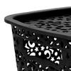 Cutting EDGE Turkish Baskets with Lid for Kitchen | Vegetables | Toys | Accessories (Set of 3, Black, Small, Dimension:- 23.5X17X10.1 cm) view 4