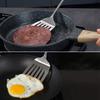 Leeonz Stainless Steel Slotted Turner Spatula, Professional Food Turner Flipper with Heat Resistant Wooden Handle, Kitchen Utensil Cooking Pancake Turner for Eggs, Omelets, Burgers, 14.1 Inches view 3