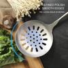 Leeonz Large Slotted Spoon, Stainless Steel Perfect Fry Ladle, Skimmer & Strainer | Multi-Use Slot Spoon Oil | 304 Stainless Steel, Heat Resistance, 38.3 X 11.9 X 3 Centimeters, Silver view 4