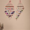 PALPAL Paper Mache Elephant Wind Chimes for Home Decor Decoration Door Hangings Combo Set of 2 (80CM 95 cm Multicolour) view 4