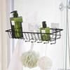 Dayish GI Metal Wall Mount Kitchen Spice Rack, Bathroom Shelf, Wardrobe Hanging Storage Shelf Holder and Bottle Storage Organizer Rack with 6 Hooks for Kitchen and Bathroom view 2