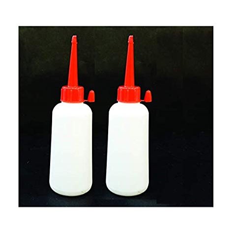 SSKR Sewing Machine Lubricating Oil with Oil Can (Transparent, 90ml Each, Pack of 2)