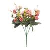 Kayra Decor Artificial Flower UV Resistant Greenery Bushes Bouquet to Brighten up Your Home, Kitchen, Garden Indoor & Outdoor Office Decor (Peach Pink, 1Piece) view 1