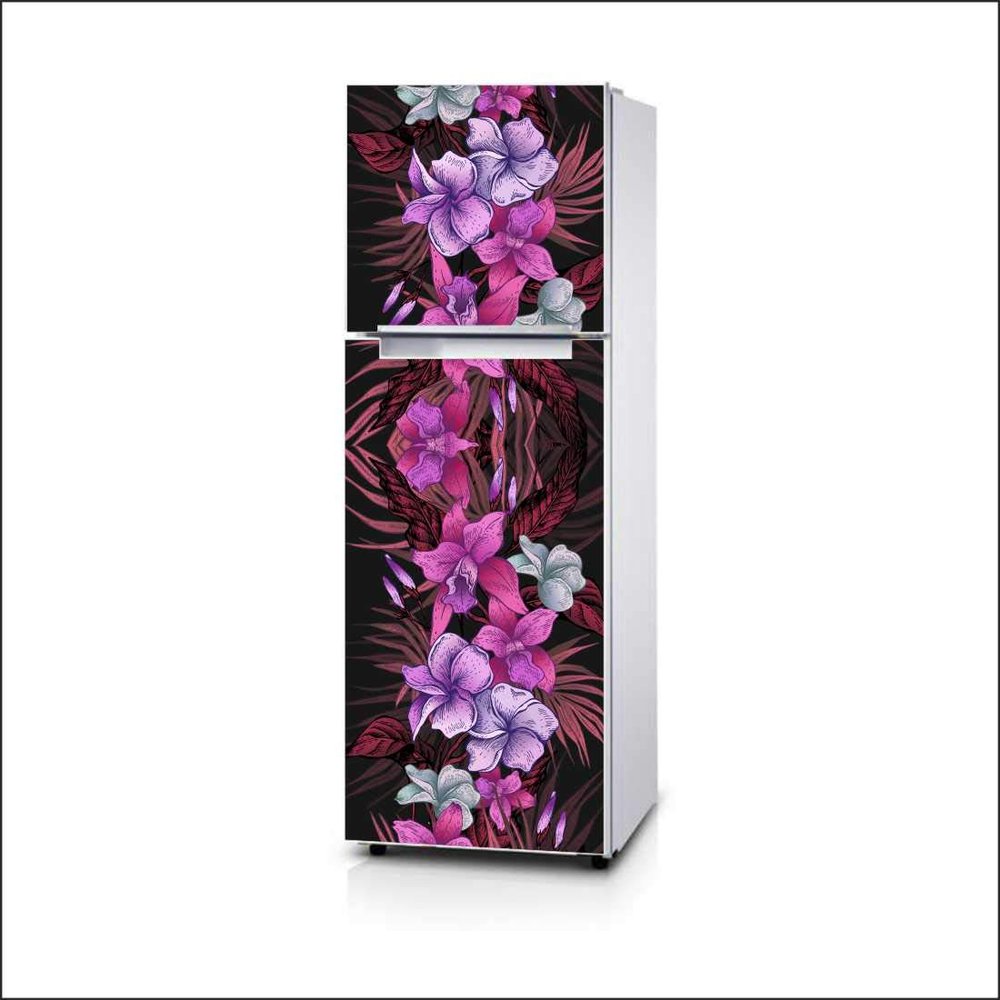 AH Decals Fridge Sticker Decorative Refrigerator Door Sticker PVC Vinyl Fridge Wrap Sticker for Home (160 cm x 60 cm or 63 X 24 Inches)