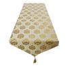 Pink parrot- Dupian Jacquard Beige with Gold Motiv Table Runner 12x70 inch 1 pc view 1