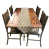 Pink parrot- Dupian Jacquard Beige with Gold Motiv Table Runner 12x70 inch 1 pc view 4
