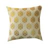 Pink parrot- Jacquard dopian Light Beige with Gold Motiv Cushion Cover 16x16 inch-Set 5 pcs view 2