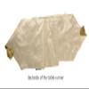 Pink parrot- Dupian Silk Grey with Gold Motiv Table Runner 12x70 inch 1 pc view 4