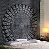 DRAVY HANDICRAFTS Tapestry Mandala Wall Hanging Tapestry Cotton Wall Hanging Single Bedsheet Tapestry Wall Hanging Wall Art (Multi, Twin (Size-84x54 Inches) view 1