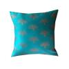 Pink parrot- Jacquard Silk Multi Colour Square Cushion Cover 16x16 inch-Set 5 pcs view 3