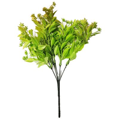 Kayra Decor Artificial Flower UV Resistant Greenery Bushes Bouquet to Brighten up Your Home, Kitchen, Garden Indoor & Outdoor Office Decor (Bronze Color, 1Piece)