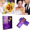 TOPHAVEN Artificial Rose Flower with Gift Box (Gold) view 4