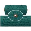 DK Craft Touch Twisted Macrame Pure Cotton Cord for Macrame DIY and Other Projects (Teal Green, 4 mm 100 metre) view 2