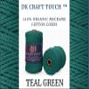 DK Craft Touch Twisted Macrame Pure Cotton Cord for Macrame DIY and Other Projects (Teal Green, 4 mm 100 metre) view 3