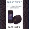 DK Craft Touch 4mm Macrame Cotton Cord,Threads/Rope for Craft Work,Plant Hanger Ropes 3 ply (Slate Grey, 4mm (100 metre Length Cord)) view 3
