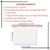 PG Creations A5 Size, 100 Sheets, Ivory Sheets for Drawing, 300 GSM Heavyweight Smooth Finish Paper, Ideal for Watercolour, Gouache, & Card Making, Half Size of A4, 5.75x8.25 Inch, White view 2