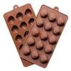 Chitranshi Silicone Chocolate Mould Shell Shape, Jelly Candy Mould, Cake Baking Mould, 15 Piece of Cavity Bakeware Mould (Pack of 2) view 3