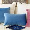 Khooti Velvet Cushion Cover, 12x12 Inch | Ice Blue | Pack of 2 | Solid Plain Soft & Smooth, Decorative Cushion Covers for Living Room, Bedroom, Couches, Chairs, Sofas, Beds & Home Decor view 3