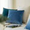 Khooti Velvet Cushion Cover, 12x12 Inch | Ice Blue | Pack of 2 | Solid Plain Soft & Smooth, Decorative Cushion Covers for Living Room, Bedroom, Couches, Chairs, Sofas, Beds & Home Decor view 4