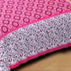 ART WORLD Double Bed Sheet with Pillow Covers Pure Cotton Rajasthani Jaipuri Traditional Printed Bed Cover (Queen Size, Pink) view 4