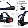 JEMICA Headlamp, Rechargeable Led Headlamp Headlight Flashlight 3 Modes with Adjustable Thick Head Strap for Camping Hiking Fishing Repairing Night Walking Morning Running (1) view 4