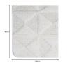 Saral Home Cotton Anti Slip Soft Bath Mat (Ivory, 50 x 80 cm) view 2
