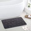 Saral Home Cotton Anti Slip Bath Mat (Grey, 50X80 cm) view 1