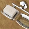 ISTAR Stainless Steel Corrosion Free Double Soap Holder with Glossy Finish (Silver, Pack of 1) view 3