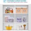 ENTITY Airtight Containers Storage for Fridge Kitchen Canister Jars and Containers, BPA Free, Plastic Boxes for Storage Containers, Transparent - 750ml (Set of 3pcs) view 4