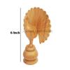 Agarwal Craft Palace Wooden Carving Peacock, Dancing Peacock Showpiece, Wooden Peacock Statue for Home Decor, Rajasthani Wooden Art, Open Feather Peacock (6 Inch) view 2