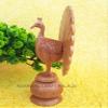 Agarwal Craft Palace Wooden Carving Peacock, Dancing Peacock Showpiece, Wooden Peacock Statue for Home Decor, Rajasthani Wooden Art, Open Feather Peacock (6 Inch) view 4