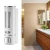 Redcroc Soap Dispenser for Bathroom Wall Mounted Plastic ABS 400 ML- (Royal White Pack of 2) view 2