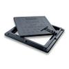 NEXGEN Fiber Reinforced Polymer (FRP) 2.5 Tons Capacity Manhole Cover | Chamber Cover | Sump Cover, 10 x 10 inch (Frame: 10 X 10 Inch, Inner: 7.5 x 7.5 inch) (Cement Grey) view 4