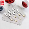 Montavo by FnS - Stainless Steel, Passion Style - Real Gold Plated Tea Spoon Set, Pack of 6 Units, Gold Color - Suitable for Tea Coffee Spices Serving Dining Table Kitchen Cutlery Compact Utility view 4