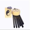 TIMESETL Feng Shui Metal Windchime Bell 6 Pipes Rods for Positive Vibrations & Energy Home Balcony Garden Outdoors Office Decor Melodious Sound (30 inches) (Black) view 3