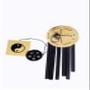 TIMESETL Feng Shui Metal Windchime Bell 6 Pipes Rods for Positive Vibrations & Energy Home Balcony Garden Outdoors Office Decor Melodious Sound (30 inches) (Black) view 4