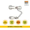 BTL Security Door Chain Lock, Stainless Steel Door Bolt Lock (BDF-SC-1) view 2