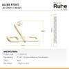 Ruhe PTMT Jet Hands-Free Spray | PTMT Toilet Bidet Or Jet Hands-Free Spray Flat Nozzle, (1 Meter) view 3