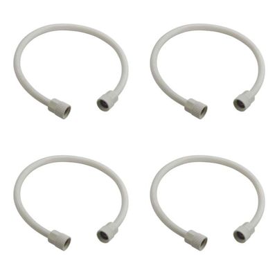 Ruhe Connection Pipe (Set of 4) | PTMT Heavy Duty Connection Pipe | Suitable for Geysers, countertop faucets/water taps | (18 Inches)