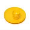 URMILA PLASTIC Microwave Safe Unbreakable Round Big Plates Set, 3 Pcs Plate & 3 Pcs Katori, Yellow Color, Made in India view 1
