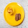 URMILA PLASTIC Microwave Safe Unbreakable Round Big Plates Set, 3 Pcs Plate & 3 Pcs Katori, Yellow Color, Made in India view 3