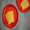 URMILA PLASTIC Microwave Safe Unbreakable Round Big Plates Set, 3 Pcs Plate & 3 Pcs Katori, Red Color, Made in India view 3