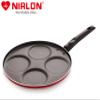 Nirlon Non Stick Aluminium Mini Pancake/Uttapam Pan, (4 Cavity) RED view 3