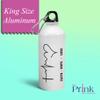 Prink Faith Hope Love Sipper Bottles | Water Bottles | Funky Sipper Bottles | Heart Beat Printed Sippers | Printed Sipper Bottles for Gym, Sports, Boys |600ml view 2